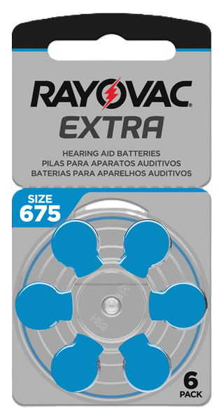 Pilha Auditiva Rayovac EXTRA ADVANCED 675