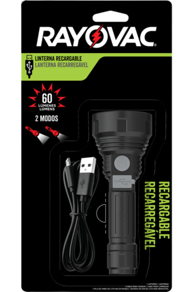 Lanterna Recarregável Mini Rayovac