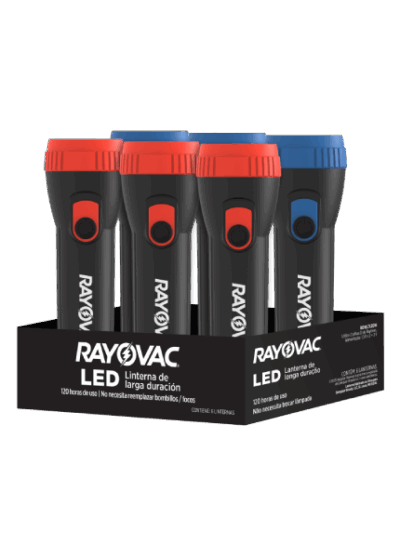 Lanterna LED de Longa Duração Rayovac Bandeja - 2D